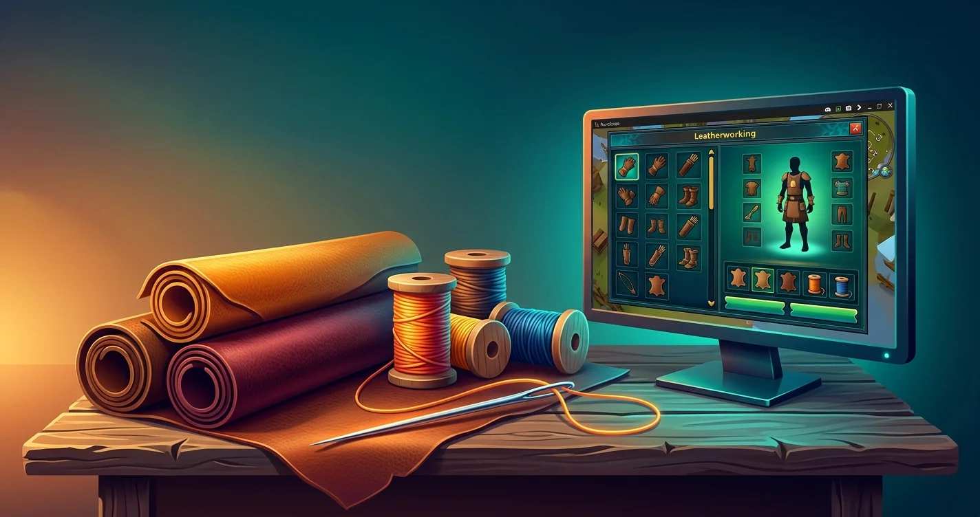 Leveling up Crafting in OSRS: Fastest XP Methods
