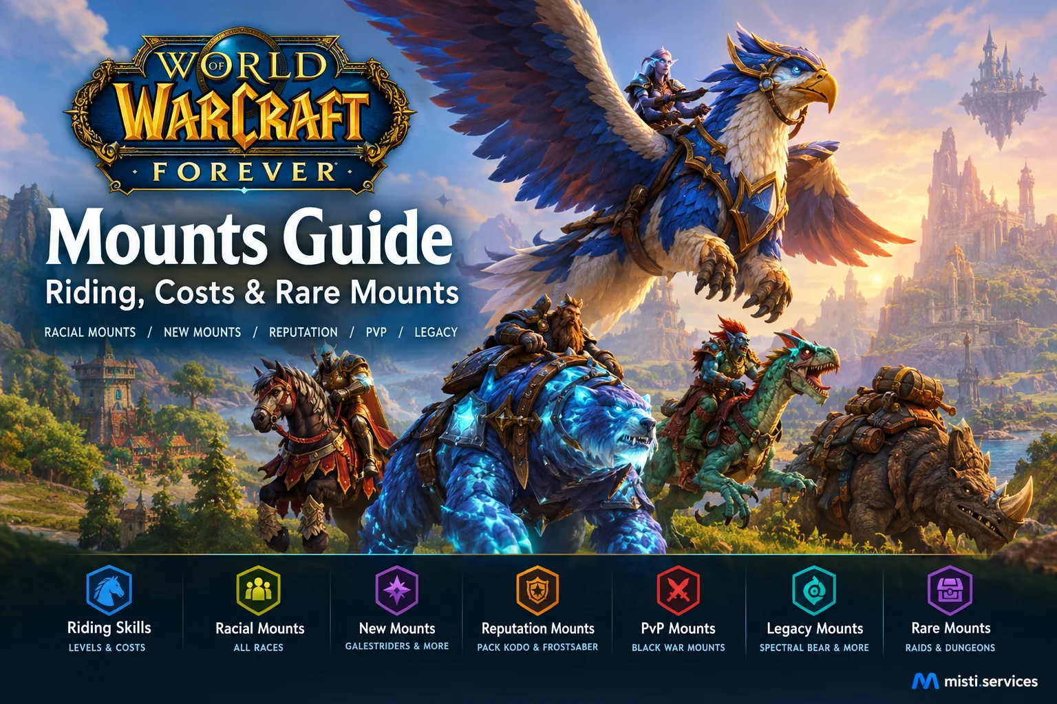 WoW Forever Mounts Guide: Riding, Costs & Rare Mounts