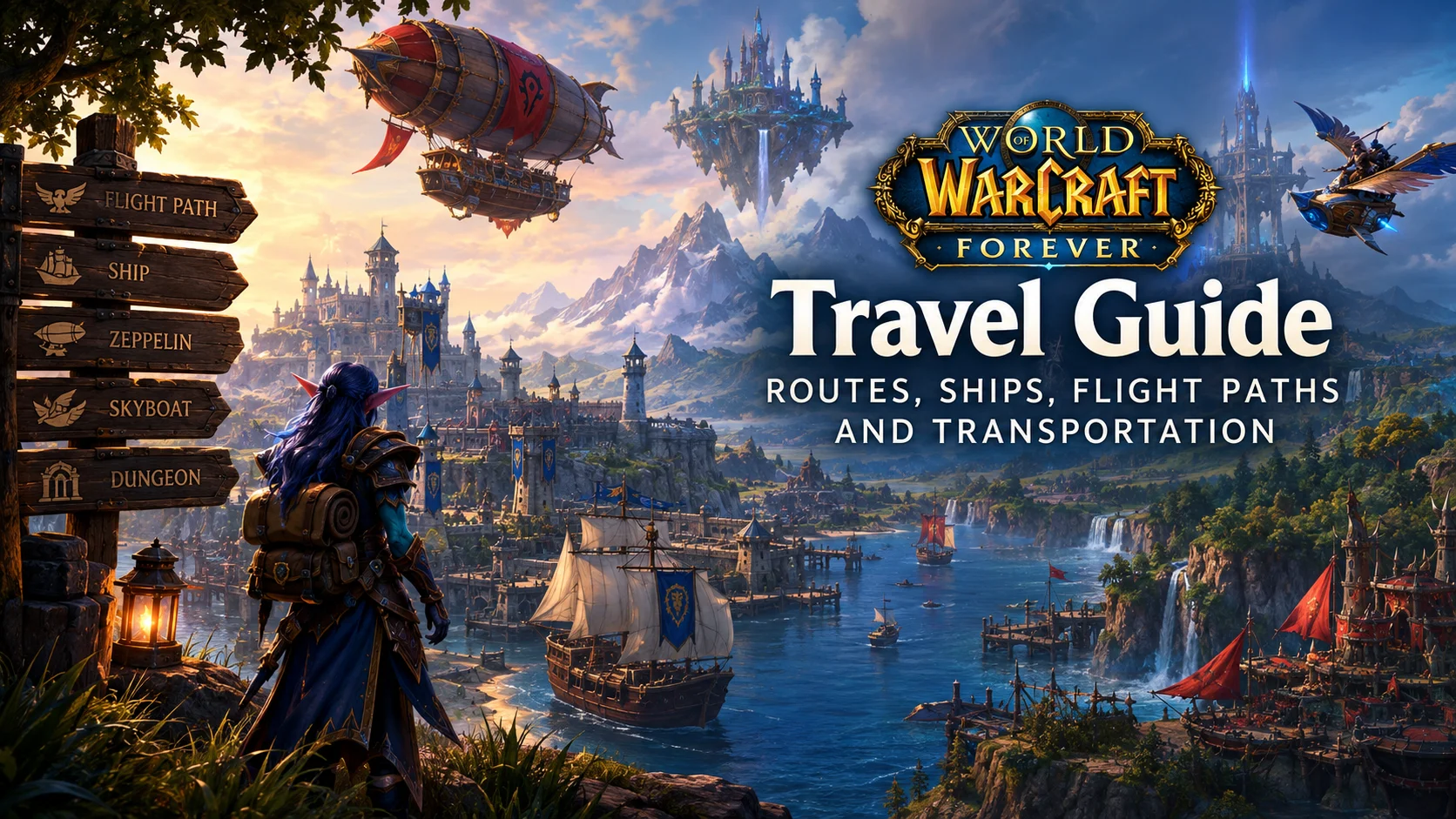 WoW Forever Travel Guide: Routes, Ships & Flight Paths